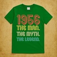 70th Birthday 1956 The Man Myth The Legend T-Shirt thumb 5