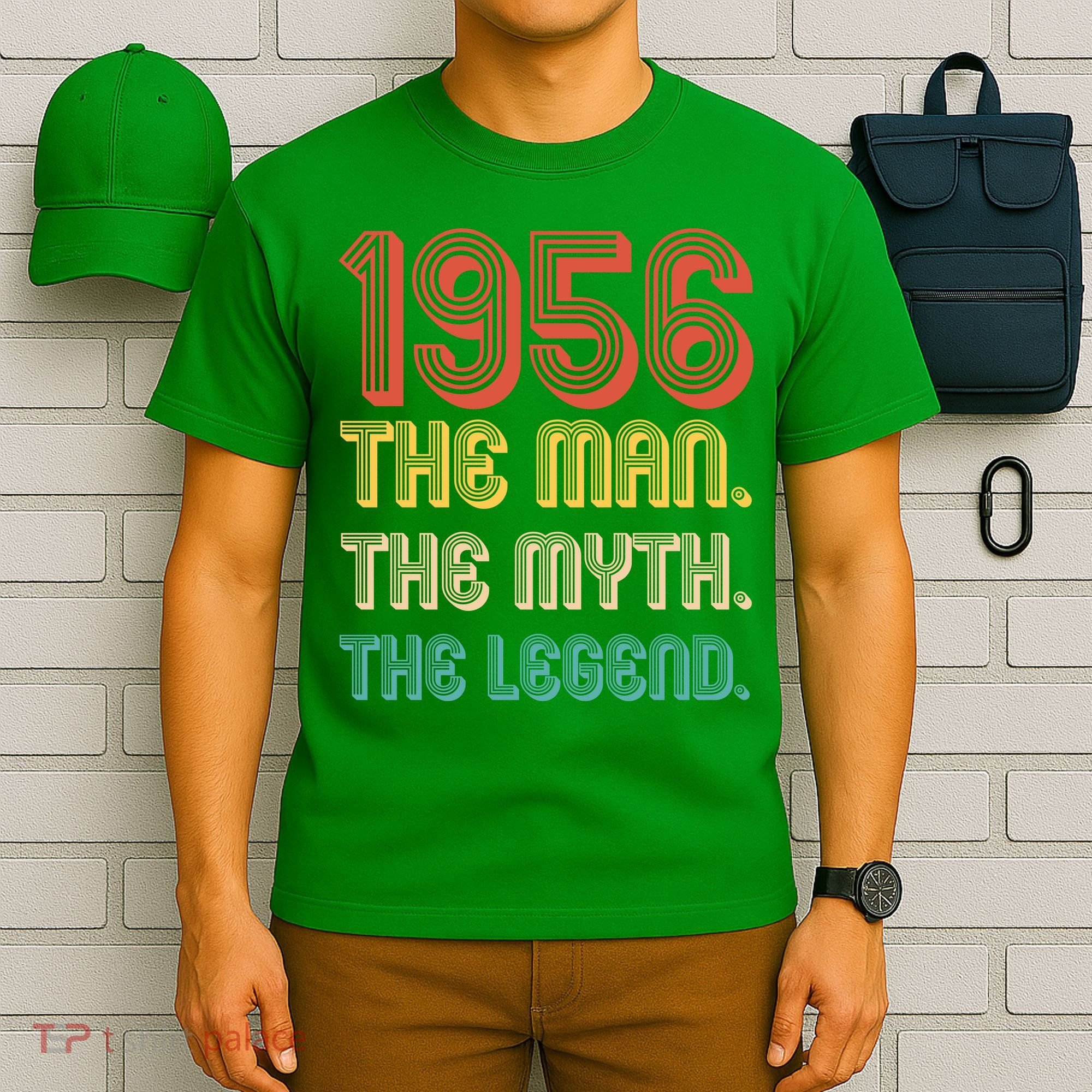 70th Birthday 1956 The Man Myth The Legend T-Shirt