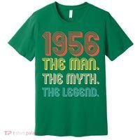 70th Birthday 1956 The Man Myth The Legend Premium T-Shirt thumb 0