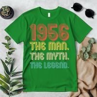 70th Birthday 1956 The Man Myth The Legend Premium T-Shirt thumb 2