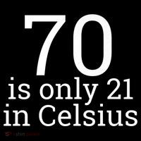 70th Birthday 70 is 21 in Celsius funny gift Hoodie thumb 7