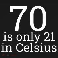 70th Birthday 70 is 21 in Celsius funny gift Visor thumb 3