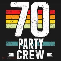 70 Birthday 70 Party Crew Squad 70th Bday Group Birthday Backpack thumb 2