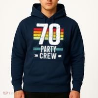70 Birthday 70 Party Crew Squad 70th Bday Group Birthday Hoodie thumb 2