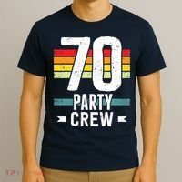 70 Birthday 70 Party Crew Squad 70th Bday Group Birthday T-Shirt thumb 3