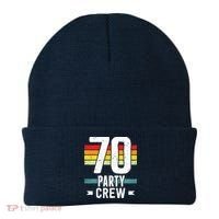 70 Birthday 70 Party Crew Squad 70th Bday Group Birthday Beanie thumb 0