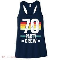 70 Birthday 70 Party Crew Squad 70th Bday Group Birthday Women's Tank Top thumb 0
