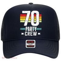 70 Birthday 70 Party Crew Squad 70th Bday Group Birthday Hat thumb 0