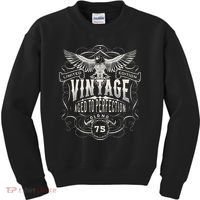 75th Birthday , 75th Bday , 75 Years Old Kids Sweatshirt thumb 0
