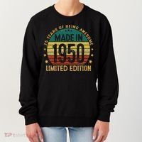 75th Birthday 75 Year Old Gifts Made In 1950 Limited Edition Women's Sweatshirt thumb 0