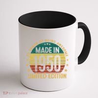 75th Birthday 75 Year Old Gifts Made In 1950 Limited Edition Coffee Mug thumb 1