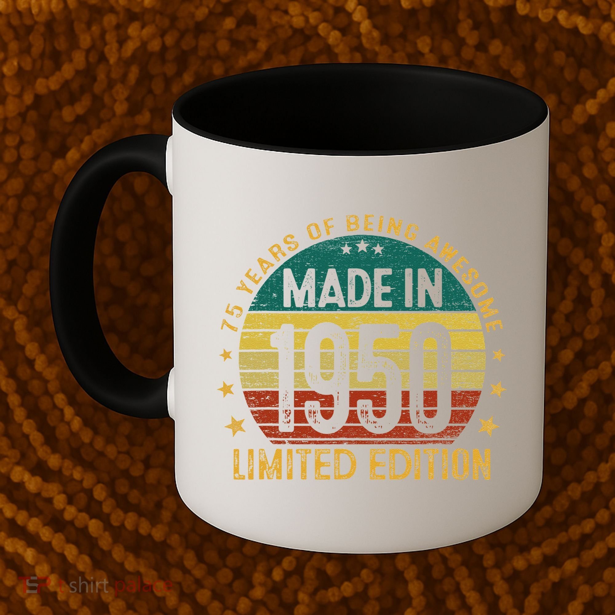 75th Birthday 75 Year Old Gifts Made In 1950 Limited Edition Coffee Mug