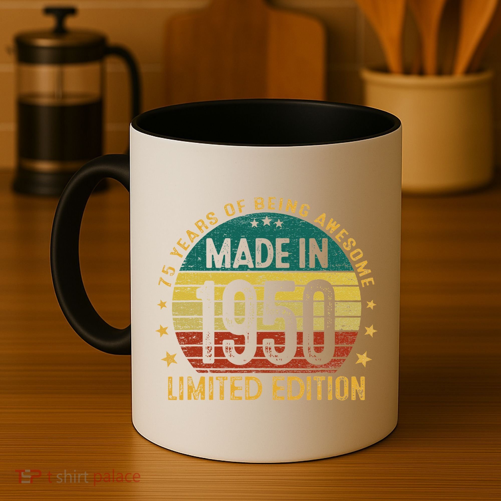 75th Birthday 75 Year Old Gifts Made In 1950 Limited Edition Coffee Mug