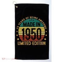 75th Birthday 75 Year Old Gifts Made In 1950 Limited Edition Golf Towel thumb 0