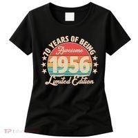 70th Birthday 70 Years Of Being Awesome 1956 Limited Edition Women's T-Shirt thumb 0