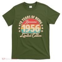 70th Birthday 70 Years Of Being Awesome 1956 Limited Edition T-Shirt thumb 0