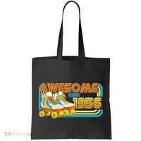 70th Birthday Awesome Since 1956 Retro Roller Skates  Tote Bag thumb 0