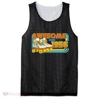 70th Birthday Awesome Since 1956 Retro Roller Skates  Mesh Reversible Basketball Jersey Tank thumb 0
