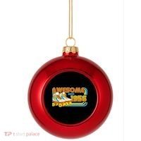 70th Birthday Awesome Since 1956 Retro Roller Skates  Plastic Christmas Ball Ornament thumb 0