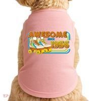 70th Birthday Awesome Since 1956 Retro Roller Skates  Doggie Tank thumb 0