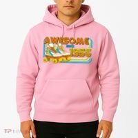 70th Birthday Awesome Since 1956 Retro Roller Skates  Hoodie thumb 2