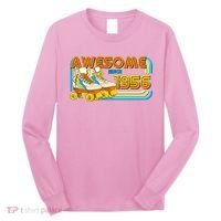 70th Birthday Awesome Since 1956 Retro Roller Skates  Long Sleeve Shirt thumb 0