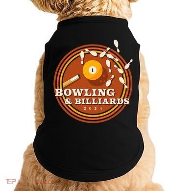 70s Bowling And Billiards Doggie Tank
