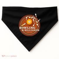 70s Bowling And Billiards USA-Made Doggie Bandana thumb 0