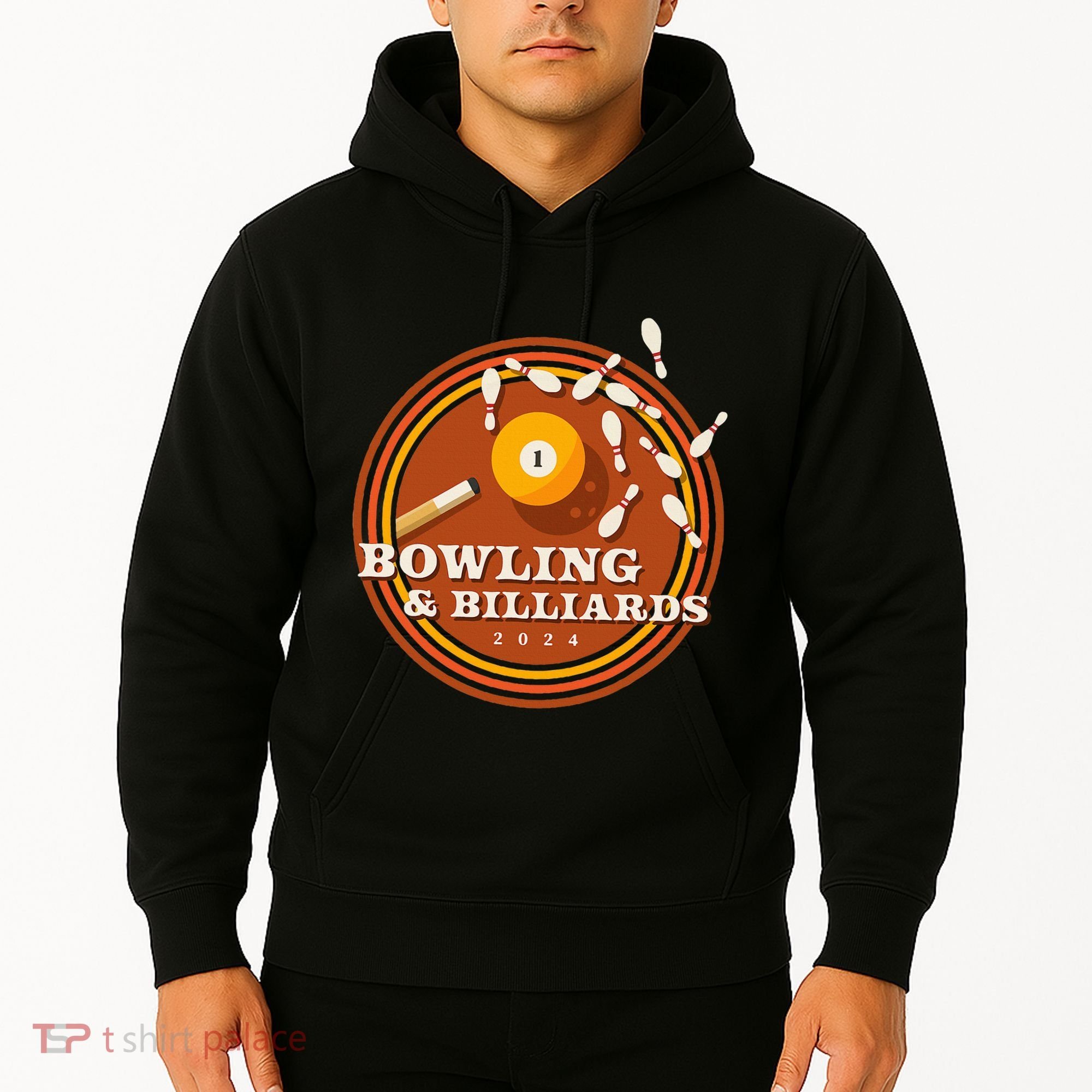 70s Bowling And Billiards Hoodie