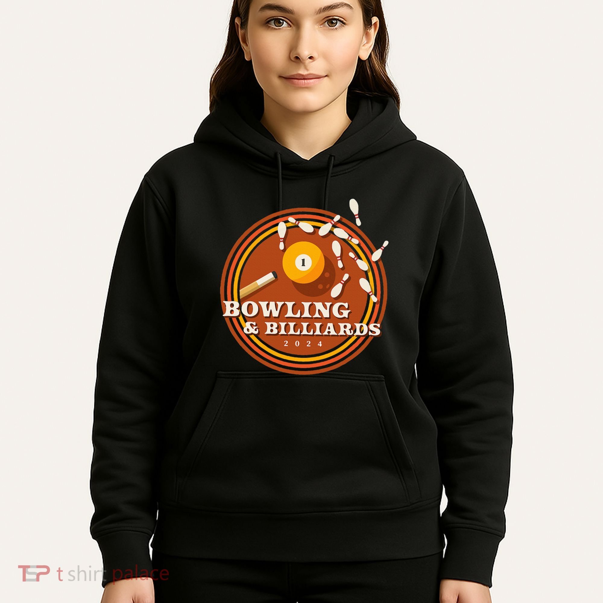 70s Bowling And Billiards Hoodie