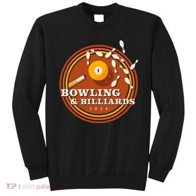 70s Bowling And Billiards Sweatshirt