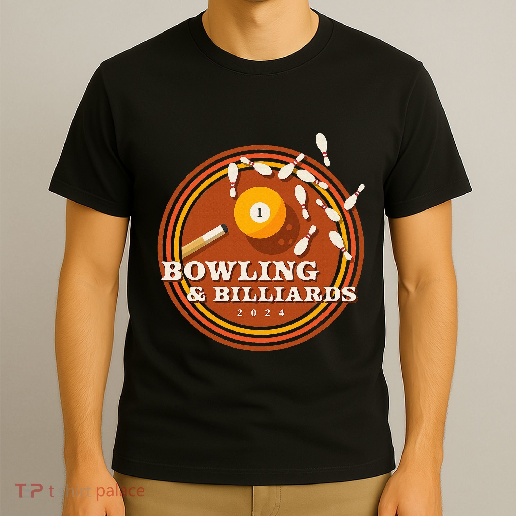 70s Bowling And Billiards T-Shirt