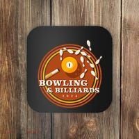 70s Bowling And Billiards Coaster thumb 0