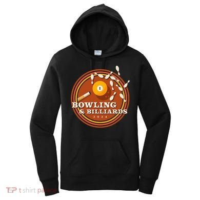 70s Bowling And Billiards Women's Hoodie