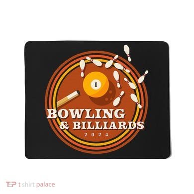 70s Bowling And Billiards Mousepad