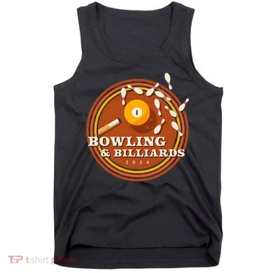70s Bowling And Billiards Tank Top