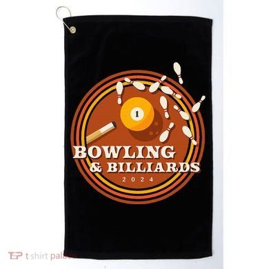 70s Bowling And Billiards Golf Towel