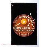 70s Bowling And Billiards Golf Towel thumb 0