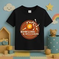 70s Bowling And Billiards Toddler T-Shirt thumb 3