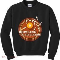 70s Bowling And Billiards Kids Sweatshirt thumb 0