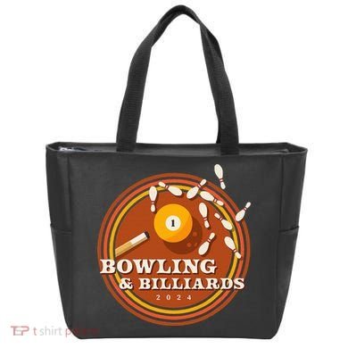 70s Bowling And Billiards Tote Bag