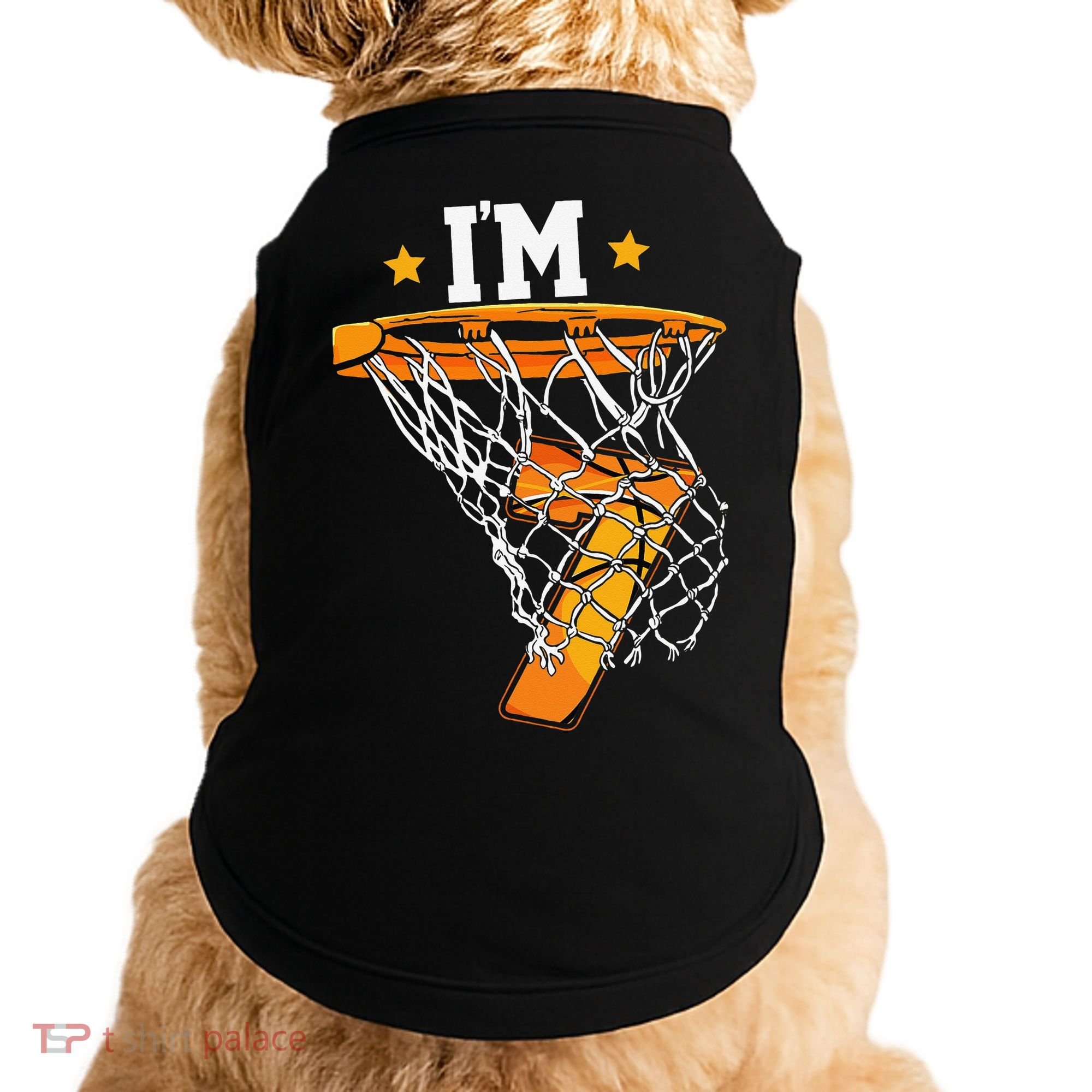 7th Birthday Basketball I'm 7 for 7th Birthday Doggie Tank