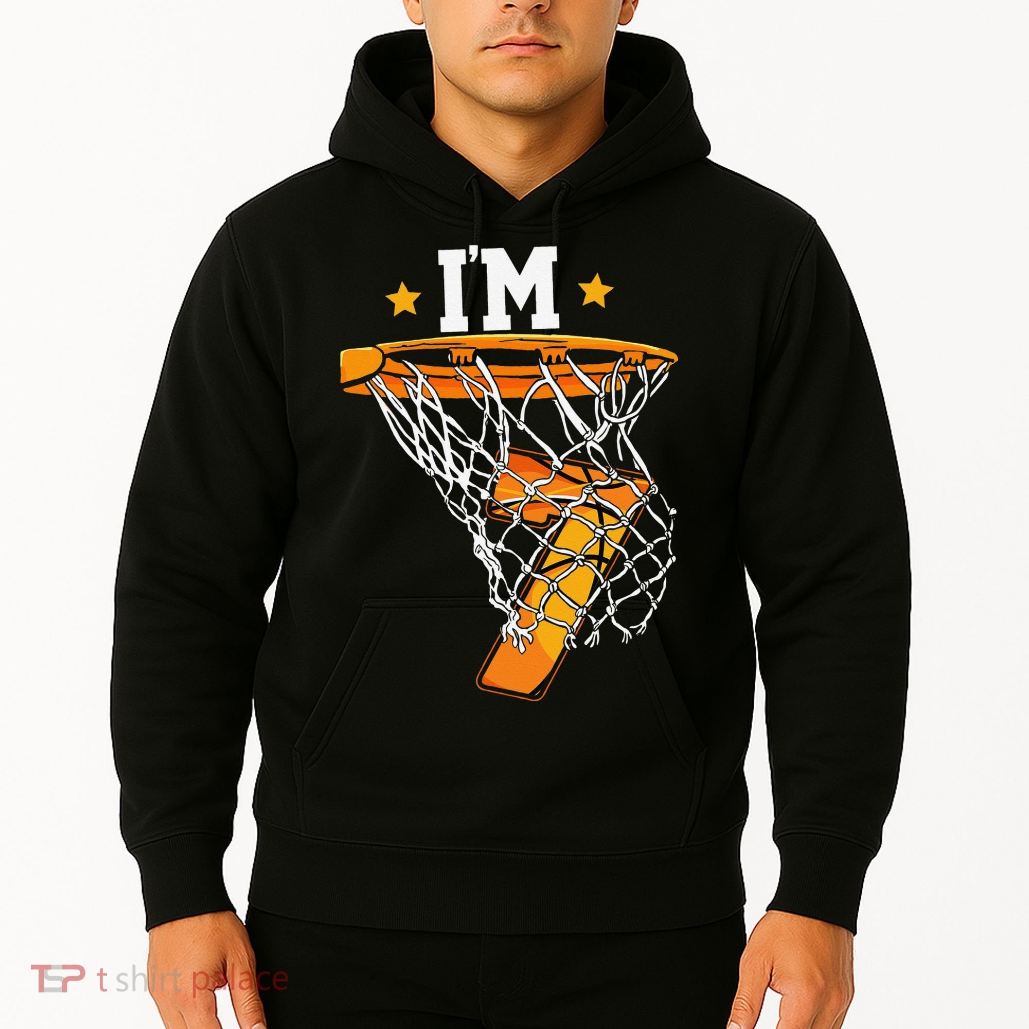7th Birthday Basketball I'm 7 for 7th Birthday Hoodie