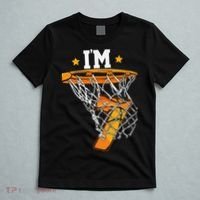 7th Birthday Basketball I'm 7 for 7th Birthday T-Shirt thumb 5