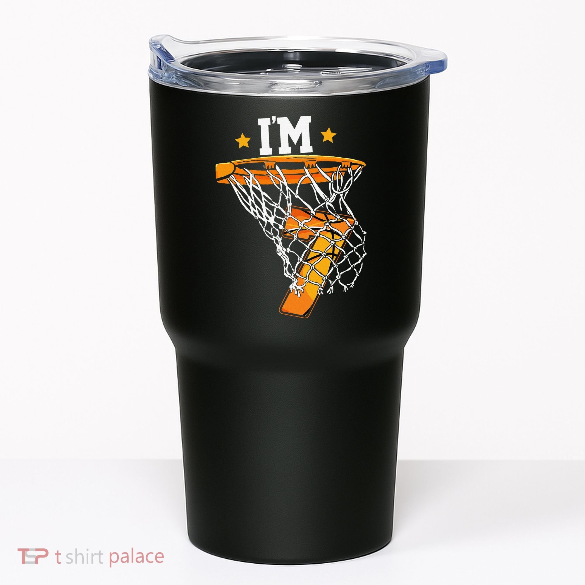 7th Birthday Basketball I'm 7 for 7th Birthday Tumbler