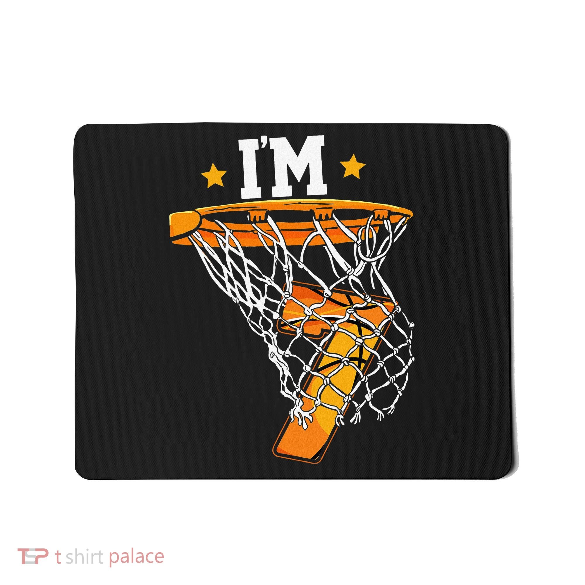 7th Birthday Basketball I'm 7 for 7th Birthday Mousepad