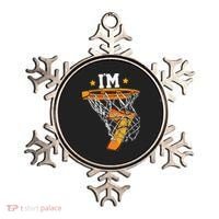 7th Birthday Basketball I'm 7 for 7th Birthday Ornament thumb 0