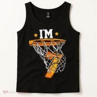 7th Birthday Basketball I'm 7 for 7th Birthday Tank Top thumb 2