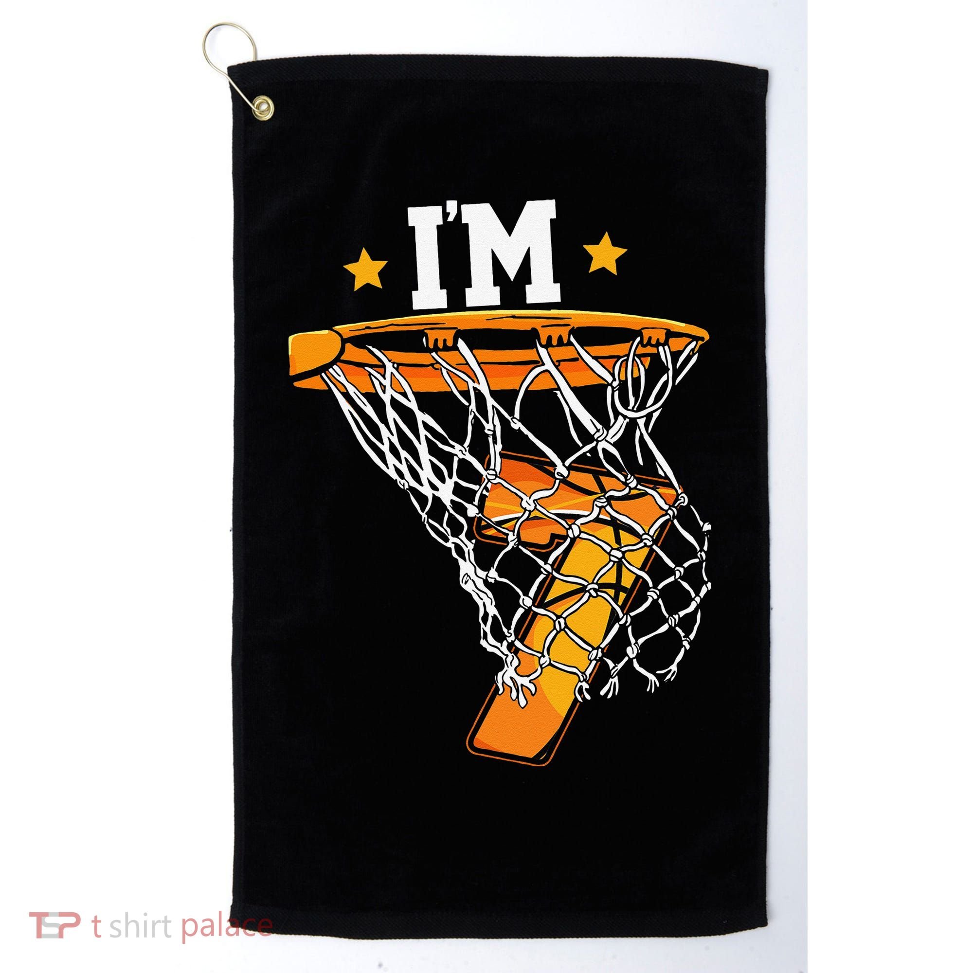 7th Birthday Basketball I'm 7 for 7th Birthday Golf Towel