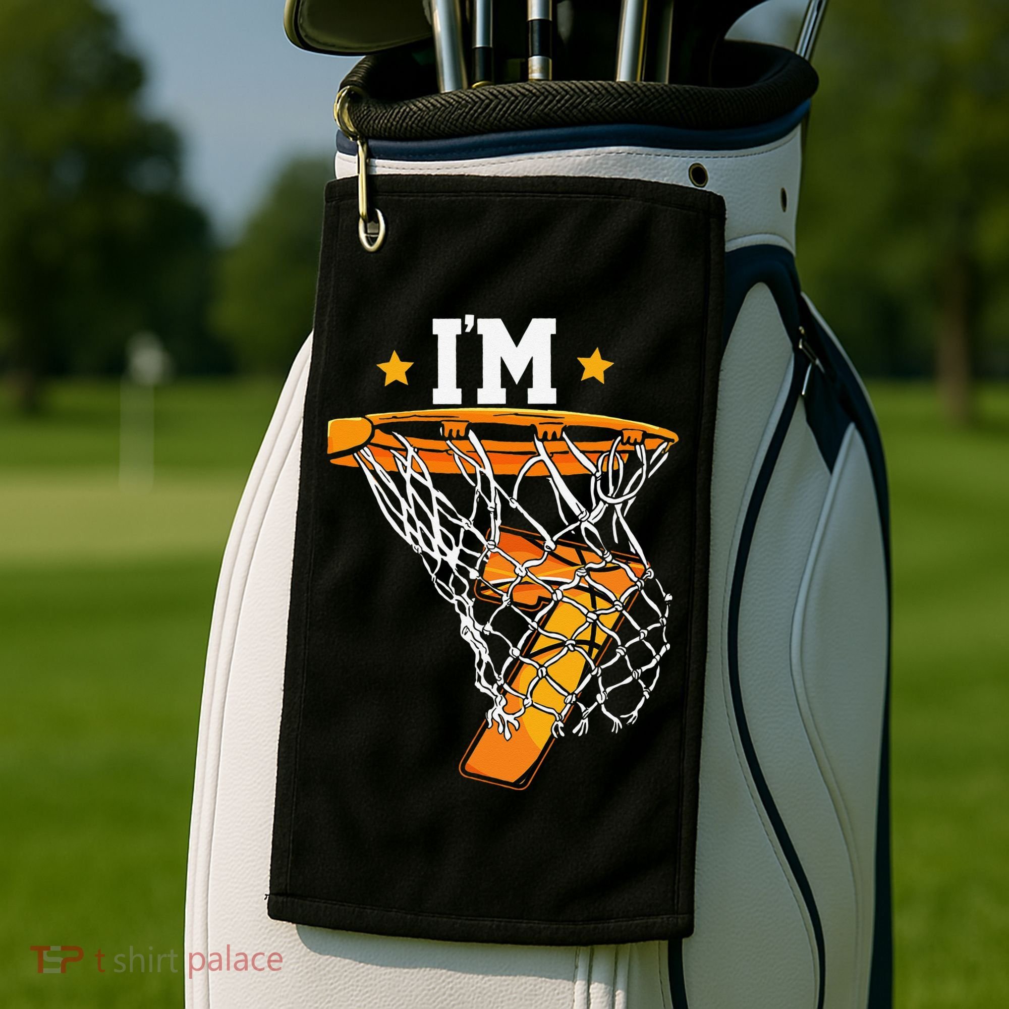7th Birthday Basketball I'm 7 for 7th Birthday Golf Towel